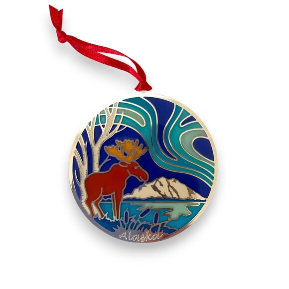 Alaska Moose Ornament Transparent Suncatcher - Picture 1 of 4